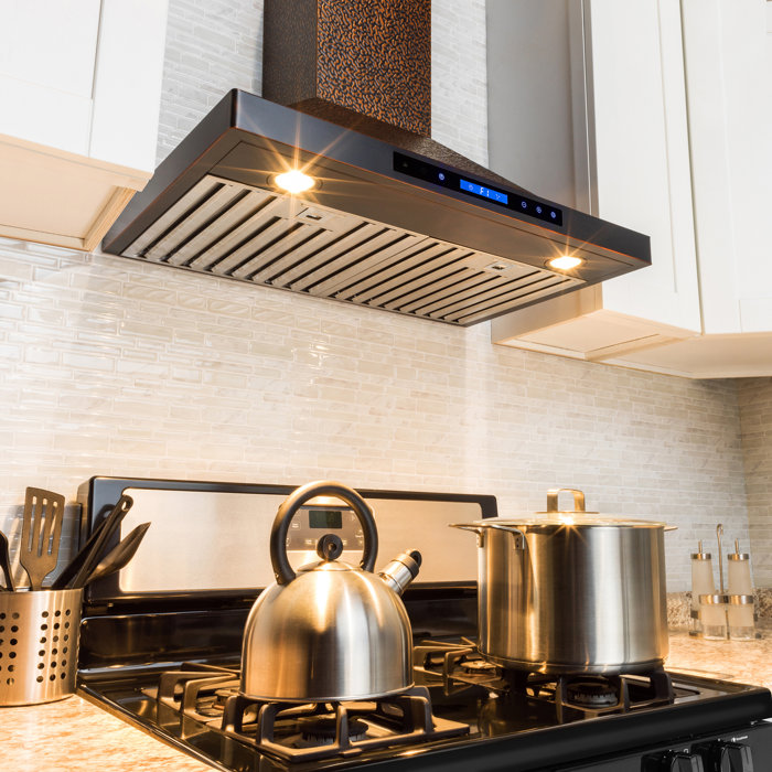 AKDY 30” 343 CFM Convertible Wall Mount Range Hood & Reviews Wayfair